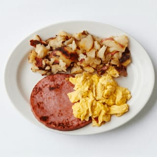 Ham Steak & Eggs