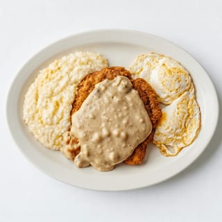 Country Fried Steak & Eggs