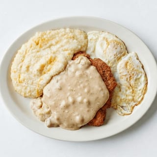 Country Fried Steak & Eggs