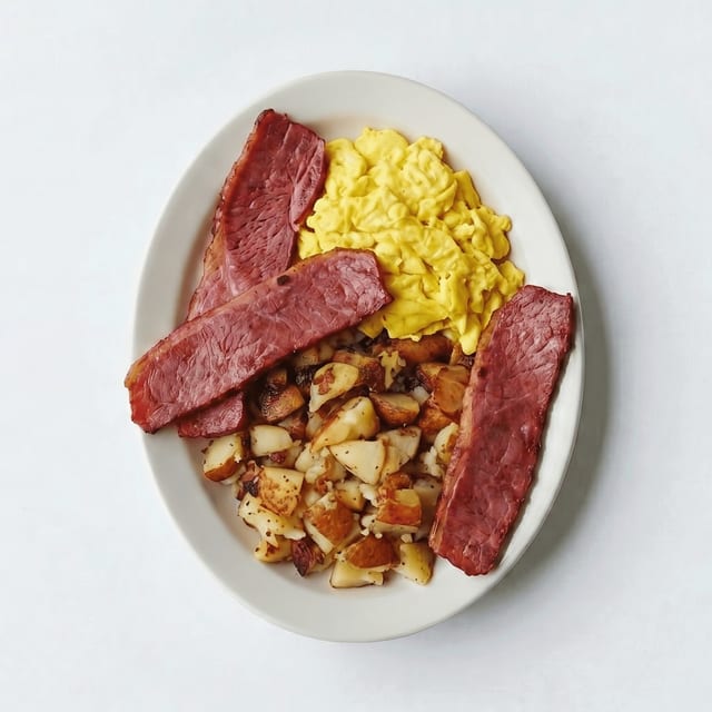 Corned Beef & Eggs.